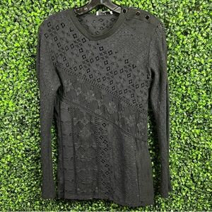 SANDRO | Lace Top